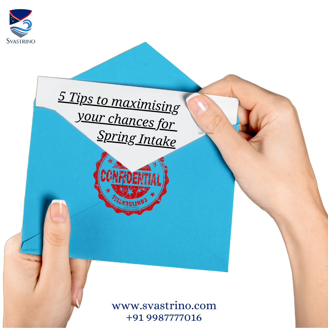 spring intake university application